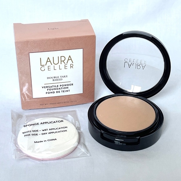 Laura Geller Double Take Baked Versatile Powder Foundation LIGHT - Picture 1 of 9